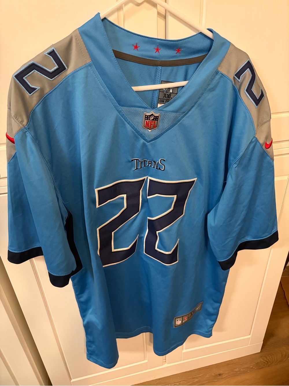 Nike Men's Titans #22 HenryJersey, Size XXL